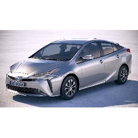 3D Toyota Prius 2019 model